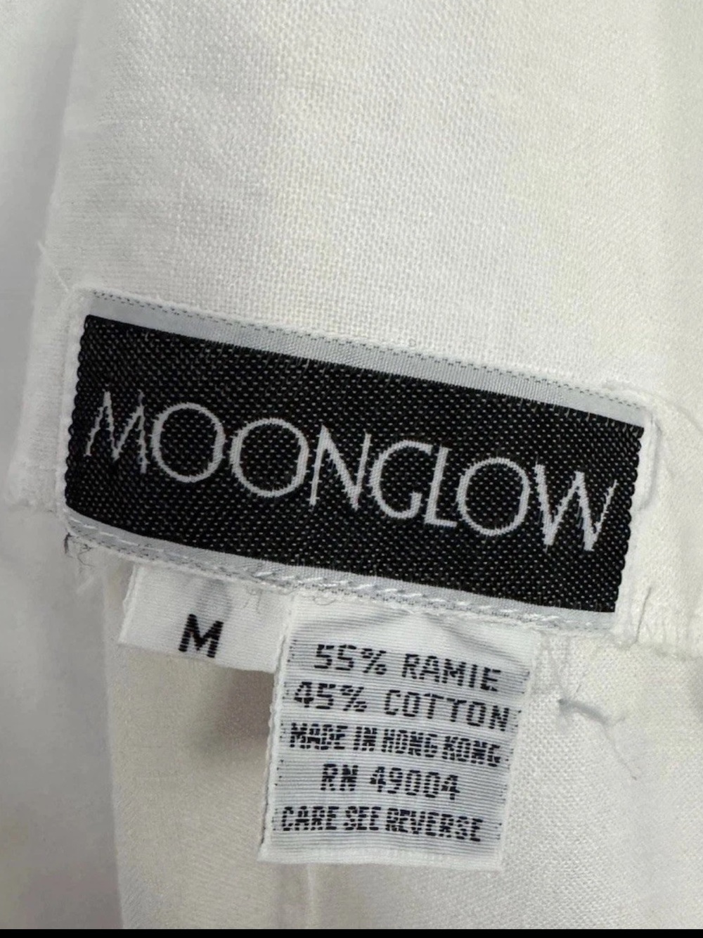 Vintage Sundress Moonglow Boho Ivory Cotton Lace Embroidered Cottagecore Women M - Picture 5 of 5